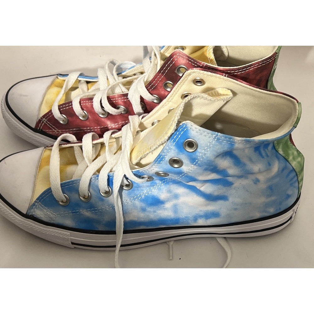 Converse Chuck Taylor All Star High Top Tie-Dye Canvas Mens Size 9 Wmns Size 11 - Picture 7 of 7
